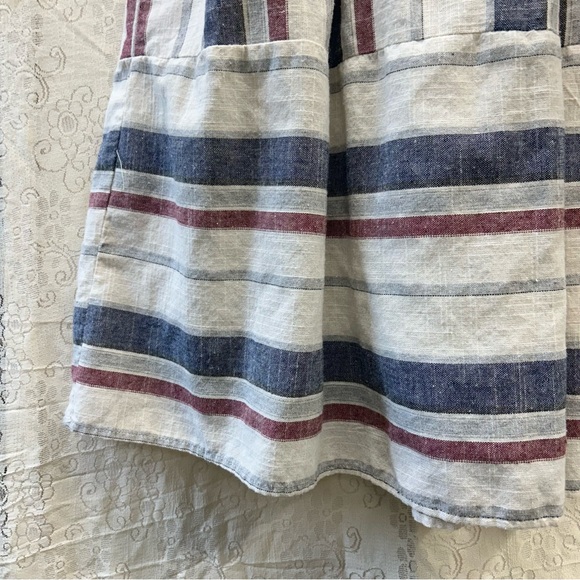 PinkBlush Cotton Striped Halter Neck Maternity Dress size large - Picture 7 of 15